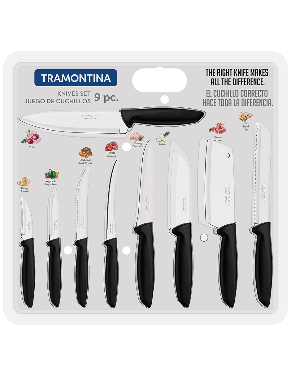 Set de cuchillos Plenus 9 piezas