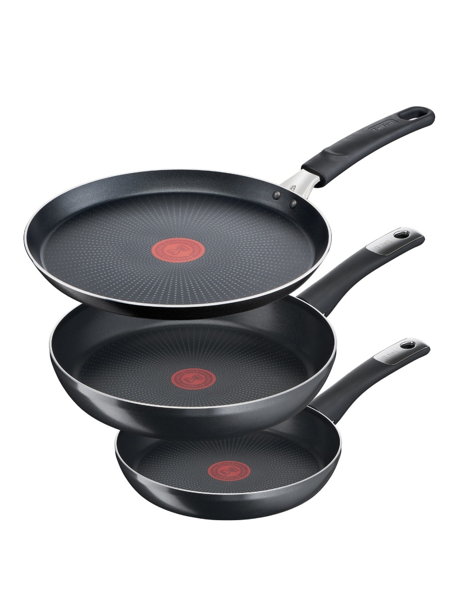 Set de sartenes Hard Titanium de aluminio 3 piezas Set de sartenes Hard Titanium de aluminio 3 piezas