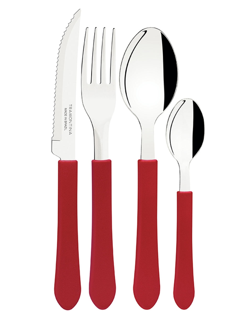 Set cubiertos leme de acero inoxidable 25 piezas