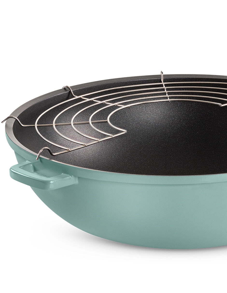 Sartén Wok de aluminio anodizado