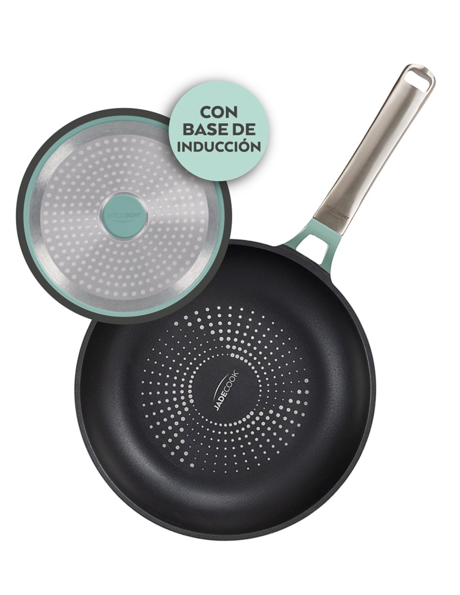 Sartén Wok de aluminio anodizado