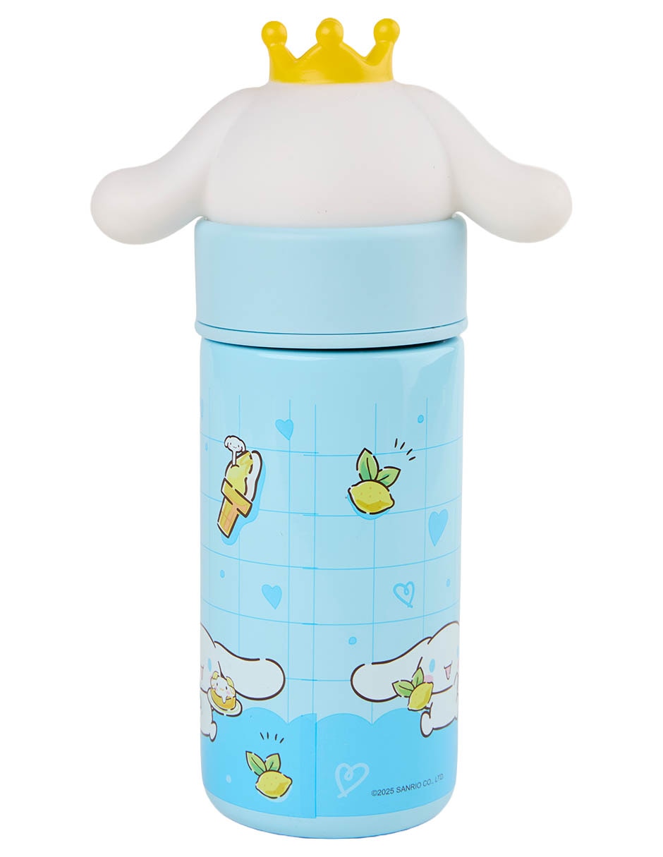 Termo Siglo XXI de acero inoxidable Cinnamoroll con tapa rosca 350 ml