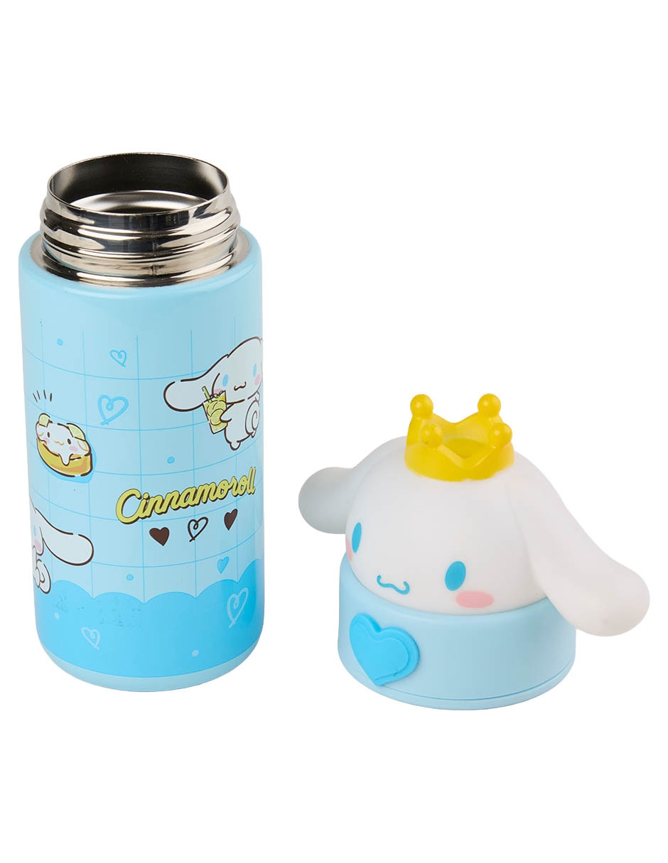 Termo Siglo XXI de acero inoxidable Cinnamoroll con tapa rosca 350 ml