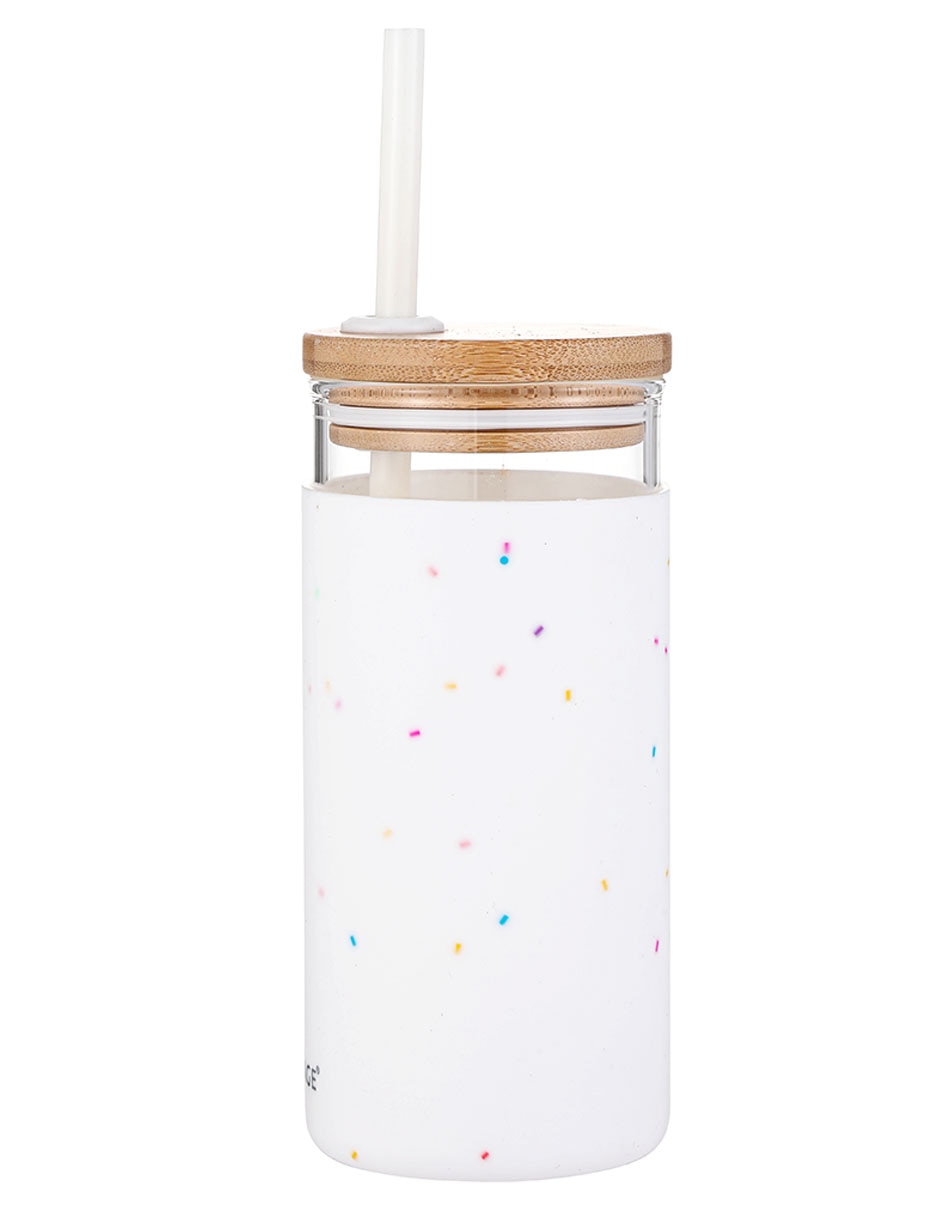 Termo Homage de vidrio con tapa a presión 530 ml