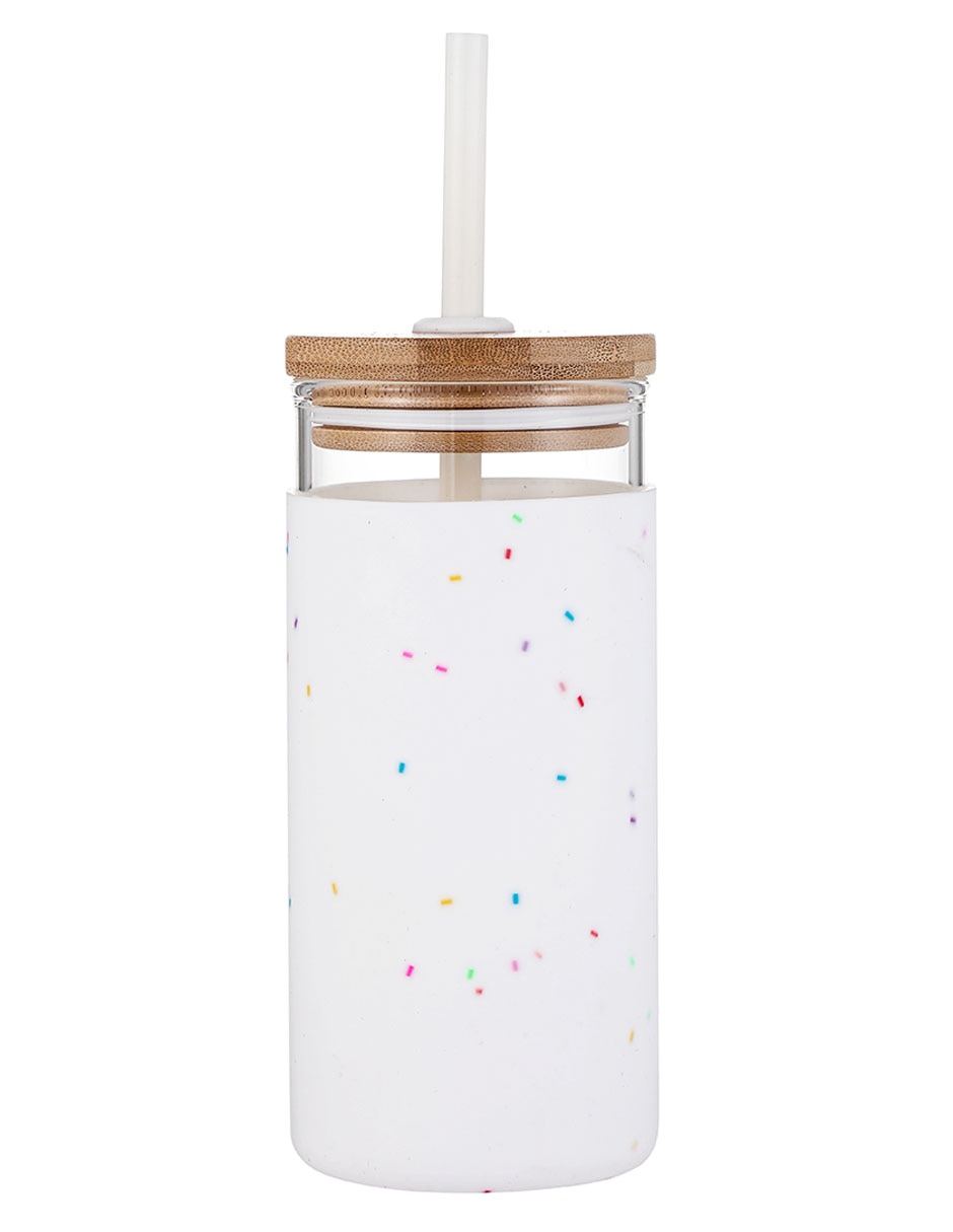 Termo Homage de vidrio con tapa a presión 530 ml