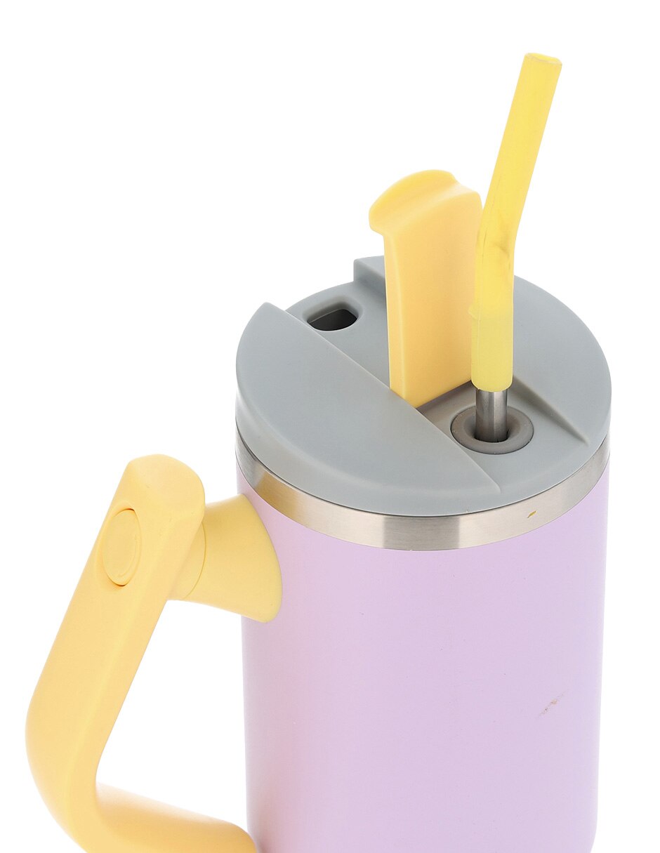 Termo de acero inoxidable con tapa rosca 3
