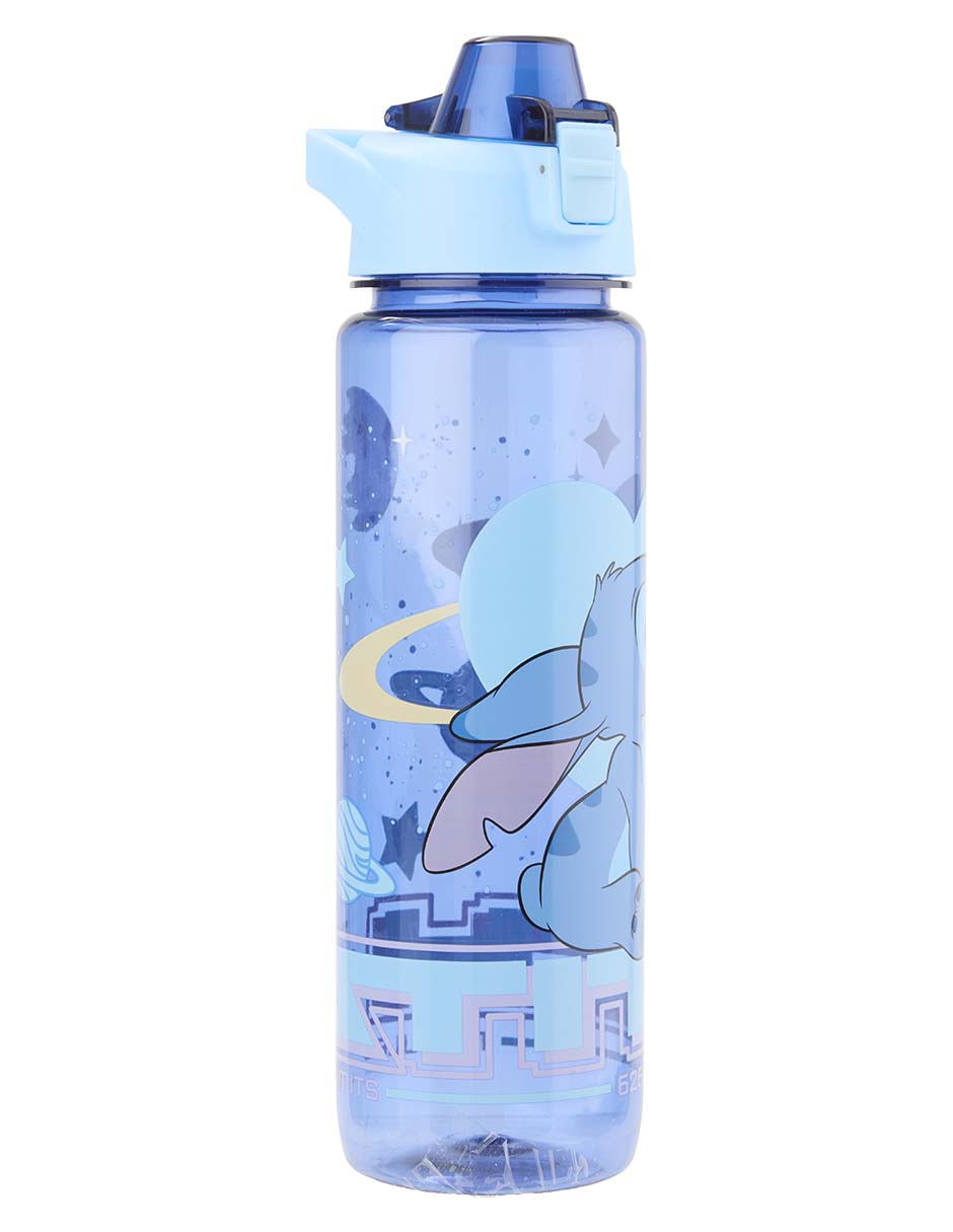 Botella de agua Siglo XXI Stitch con tapa push pull 1 L