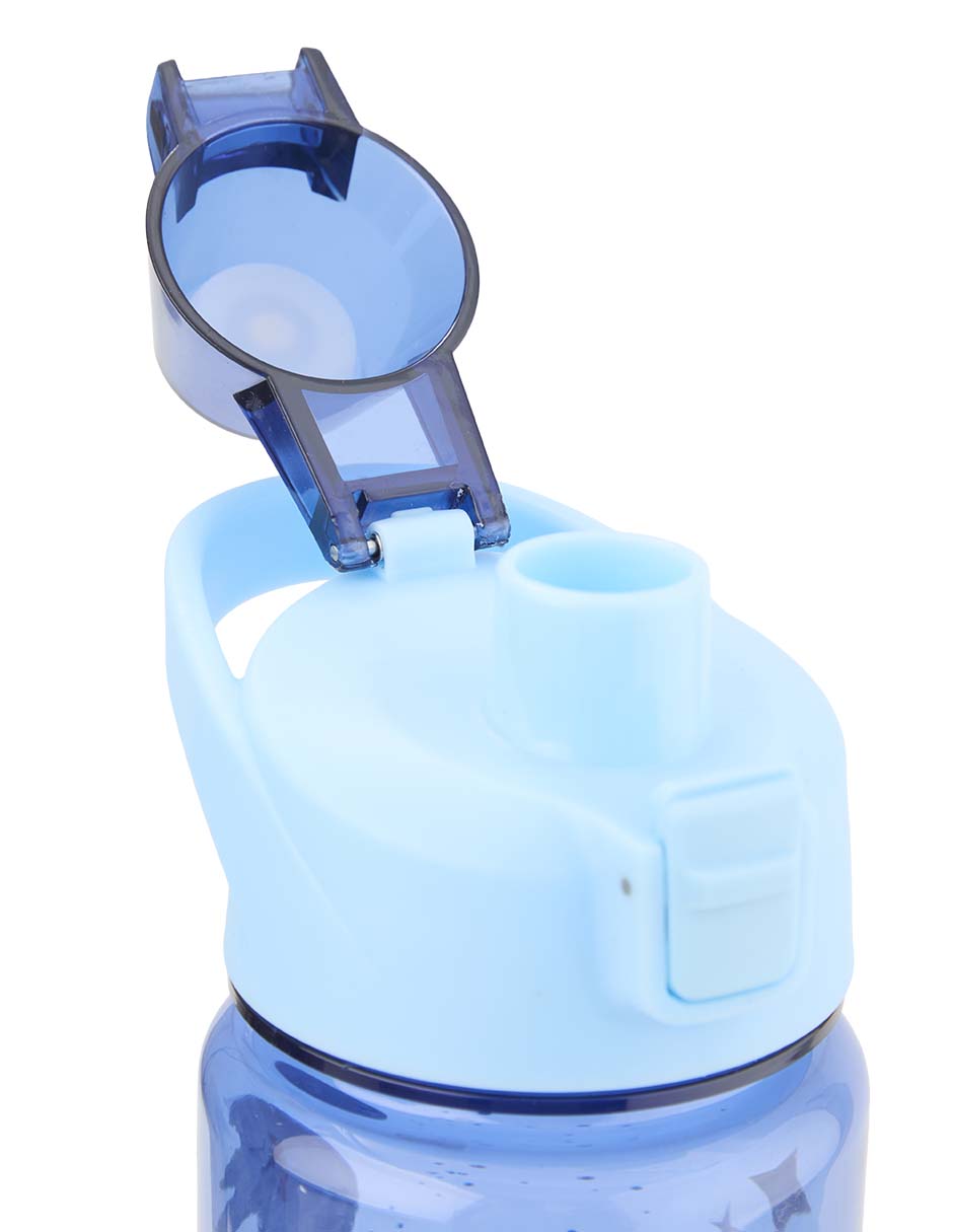 Botella de agua Siglo XXI Stitch con tapa push pull 1 L