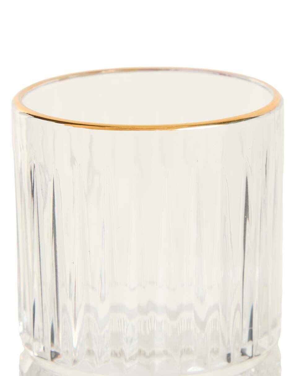 Set de vasos dof Elysa de vidrio con 6 piezas