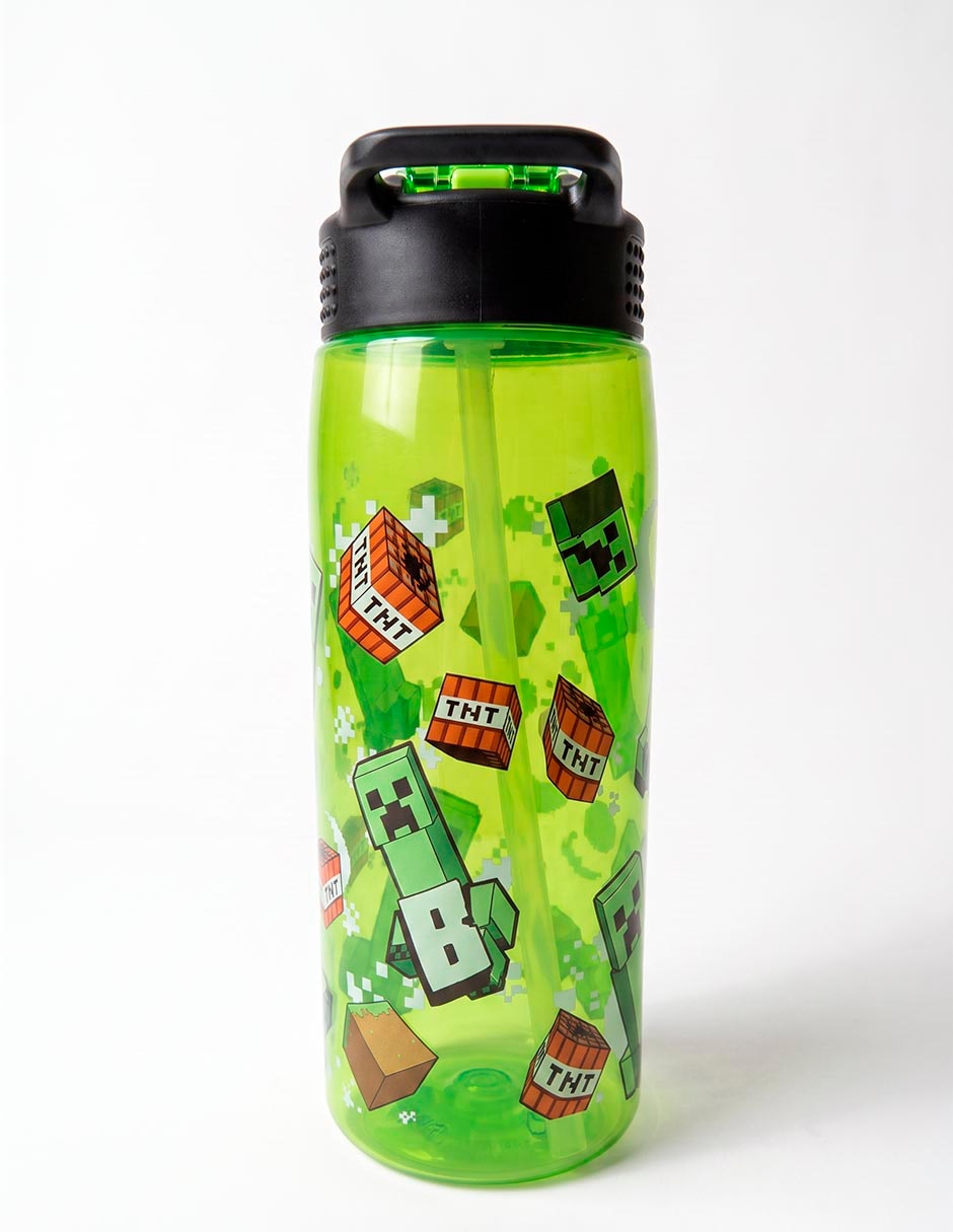 Botella de agua de plástico con tapa push pull 739 ml 2