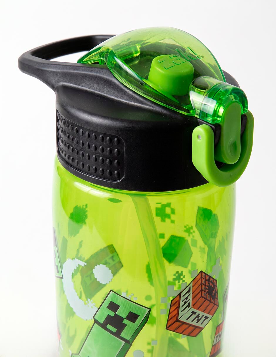 Botella de agua de plástico con tapa push pull 739 ml 3