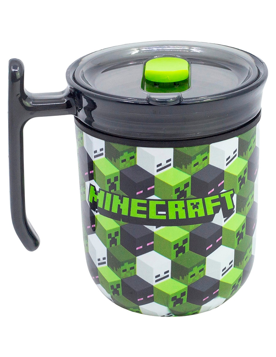 Termo de acero inoxidable Minecraft Iconicmono con tapa a prueba de derrame 470 ml 3