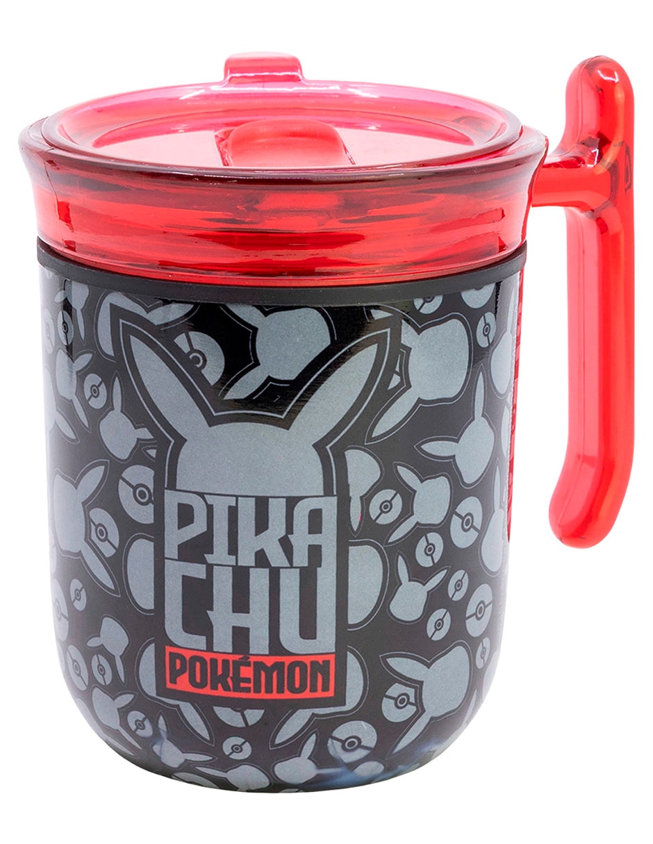 Termo de acero inoxidable Pikachu con tapa rosca 470 ml Termo de acero inoxidable Pikachu con tapa rosca 470 ml