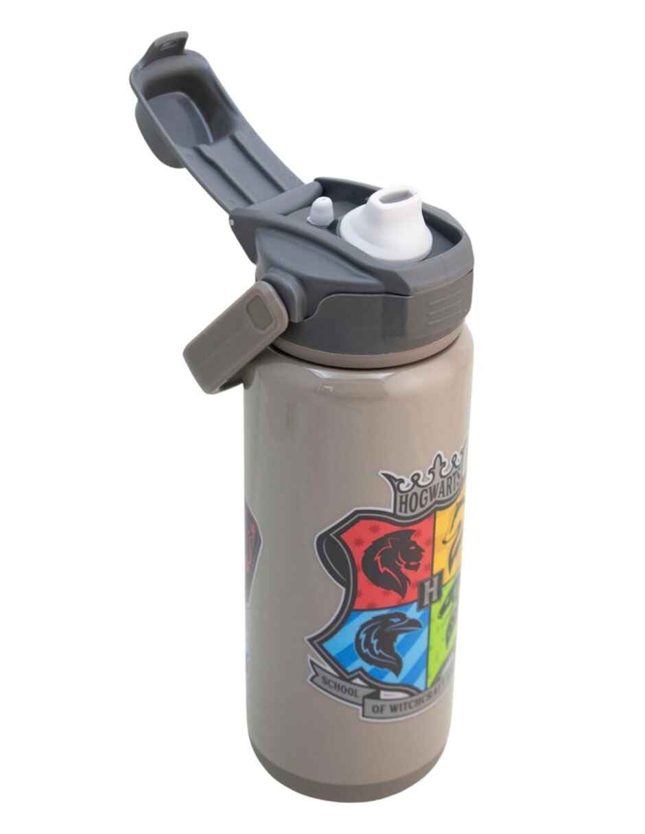 Termo de acero inoxidable hogwarts con tapa rosca 591 ml 2