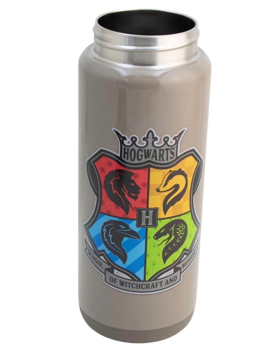 Termo de acero inoxidable hogwarts con tapa rosca 591 ml 3