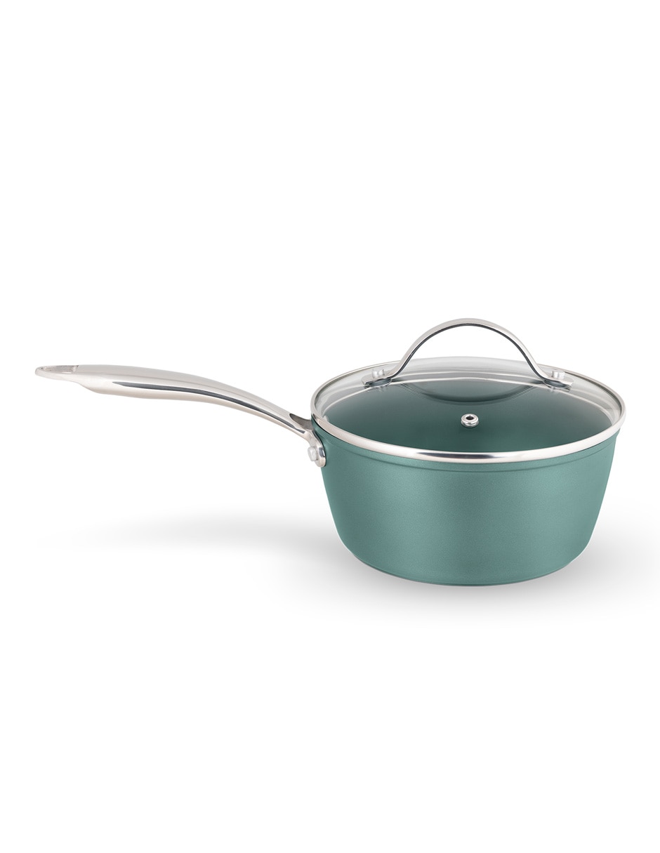 Batería de cocina de acero inoxidable antiadherente sin PFOA 11 piezas 6